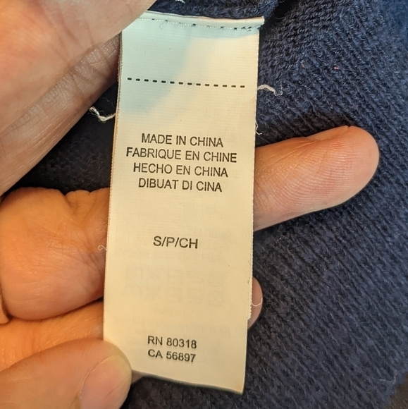 Lucky Brand Burnout Open Knit Cardigan Sz S - Picture 9 of 11